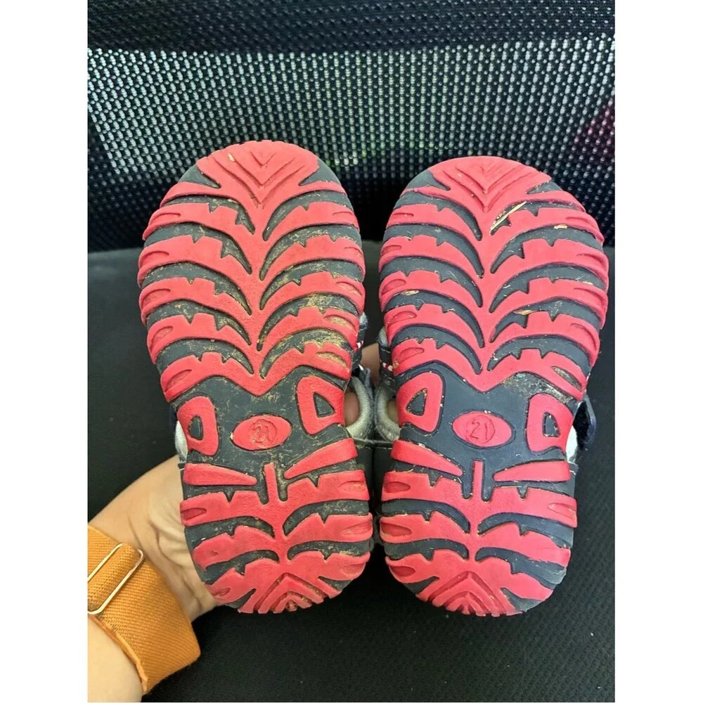 Apakowa Kid's Boy's Baby Soft Sole Close Toe Sport Beach Sandals